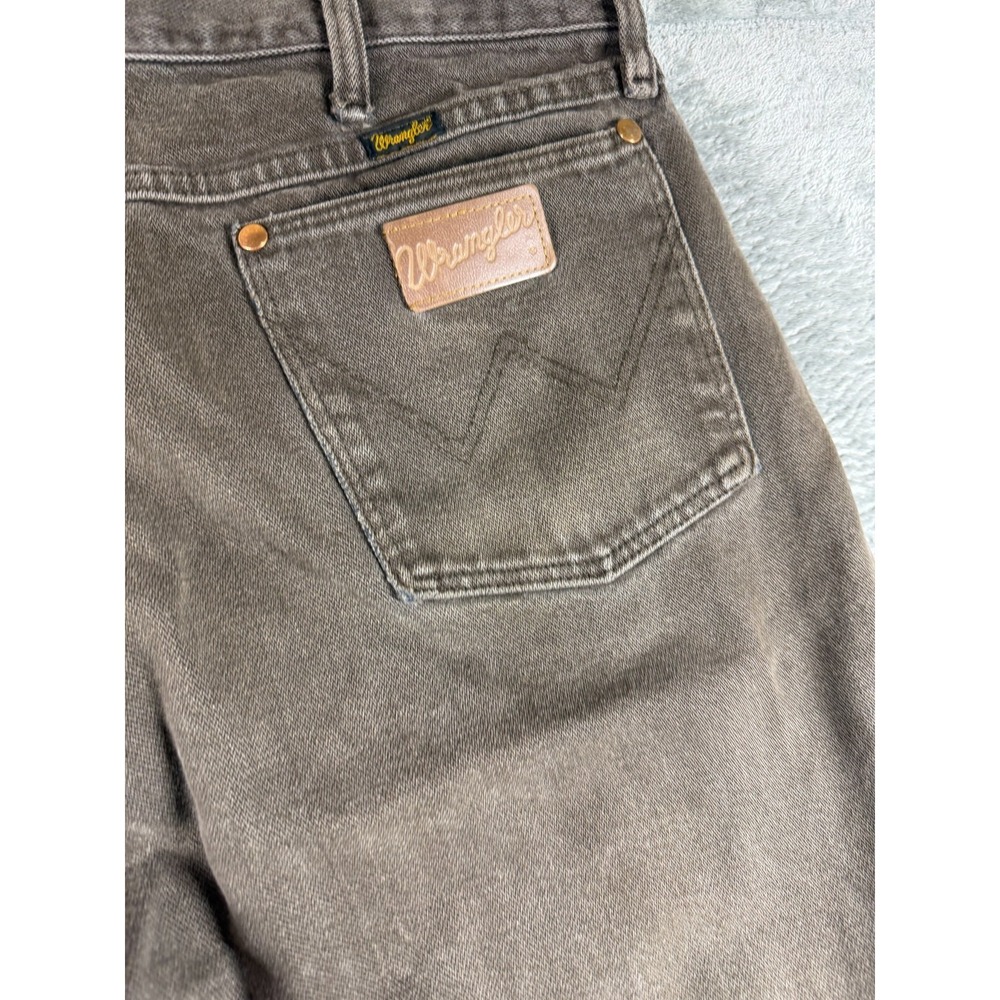 Wrangler 13MWZJL Jeans Mens 38x36 Brown Cowboy Cut Made Mexico - Picture 14 of 15